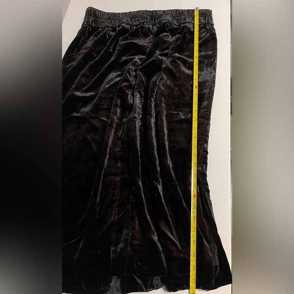 J. Crew Black Velvet Pencil Skirt NWT sz L - Picture 5 of 5